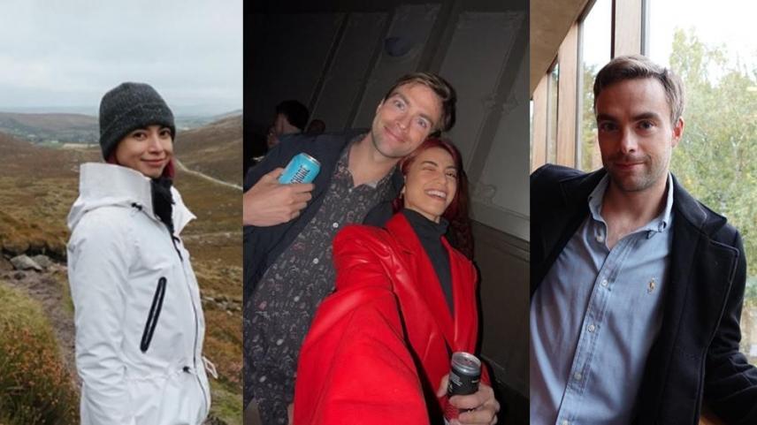 Glaiza De Castro and husband David Rainey in Ireland