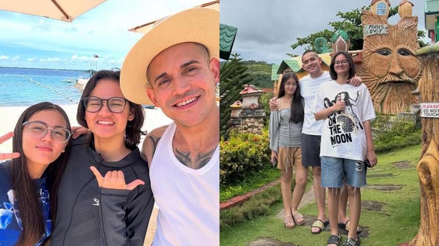 Paolo Contis with Xonia and Xalene