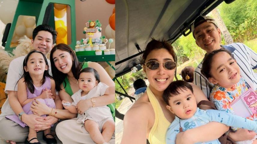 Dani Barretto and Xavi Panlilio  family