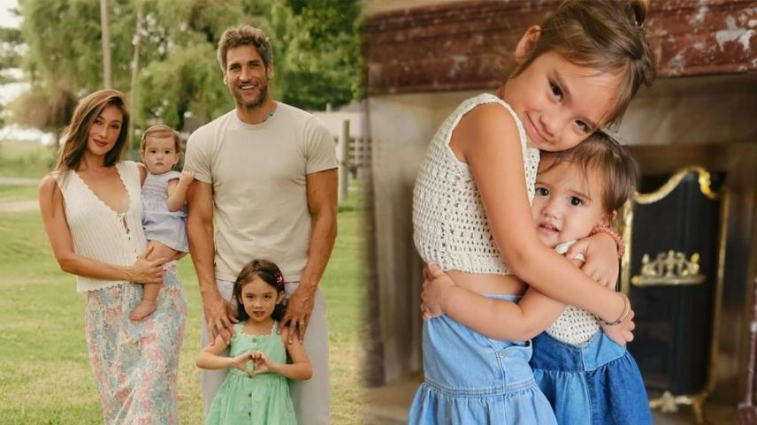 Solenn Heussaff, Nico Bolzico, Thylane Bolzico, Maelys Bolzico