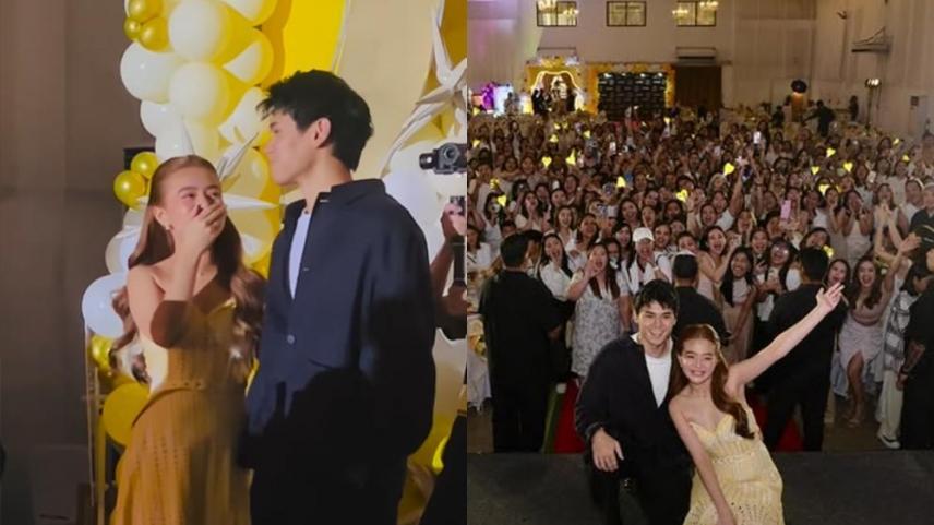 Dustin Yu and Bianca de Vera