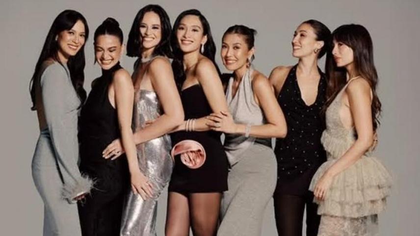 Solenn Heussaff, Anne Curtis, Georgina Wilson, Isabelle Daza, Liz Uy, and Bea Soriano