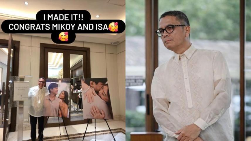 John Feir attends Mikoy Morales wedding