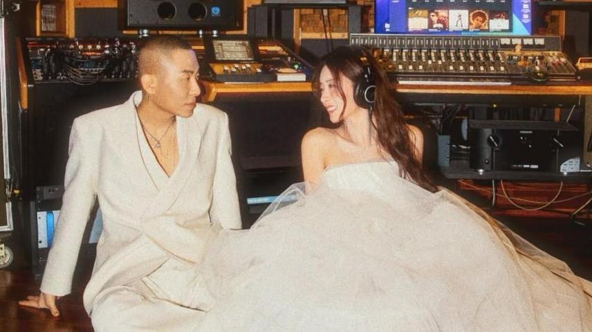 Bomi and music producer Rado
