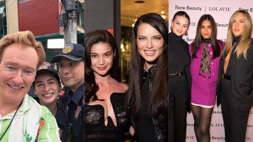 Filipino celebrities met their international idols