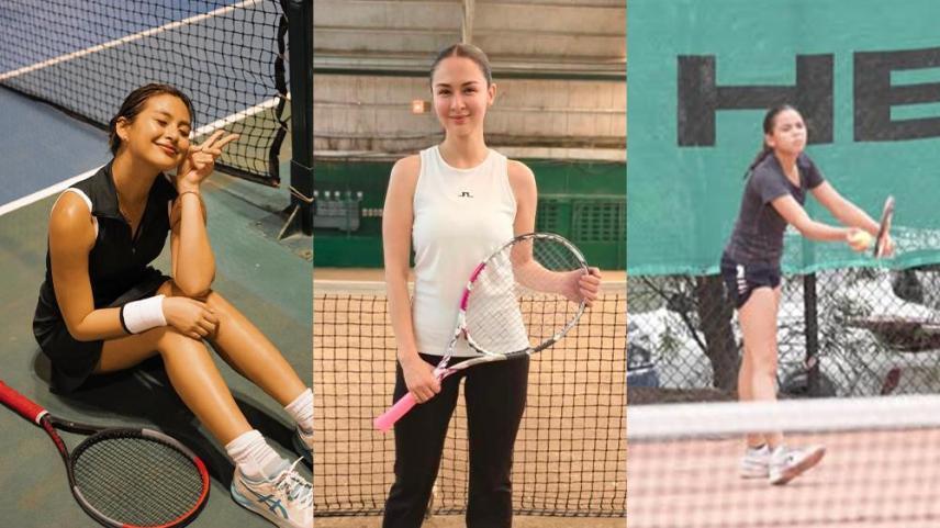 Filipino celebrities who play tennis