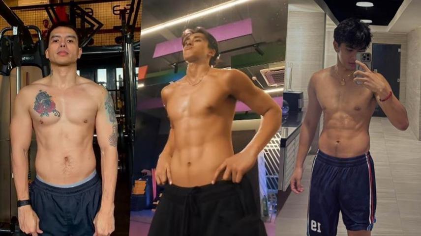 Celebrities with their jaw dropping chiseled core