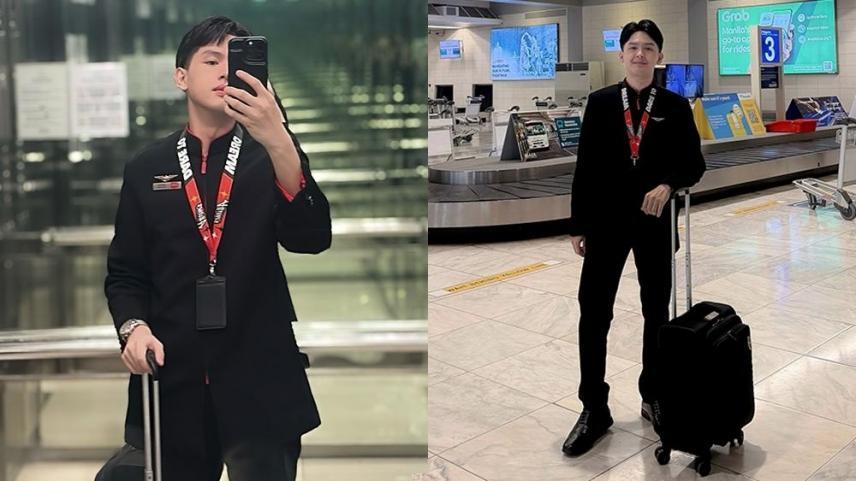 Aidan Veneracion as flight attendant