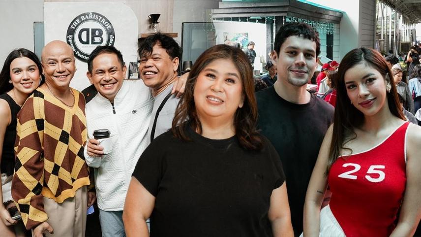 Kapuso stars at Kapuso Christmas Food Fair