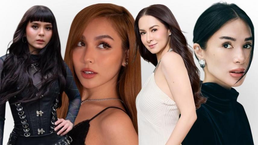 Heart Evangelista, Marian Rivera, Ashley Ortega, Kyline Alcantara