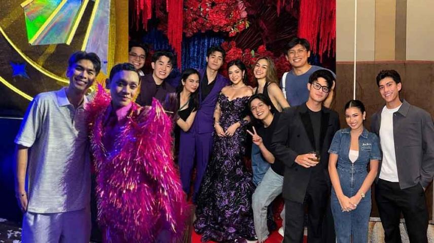 Celebrities at Pinoy Big Brother Celebrity Collab Edition big night