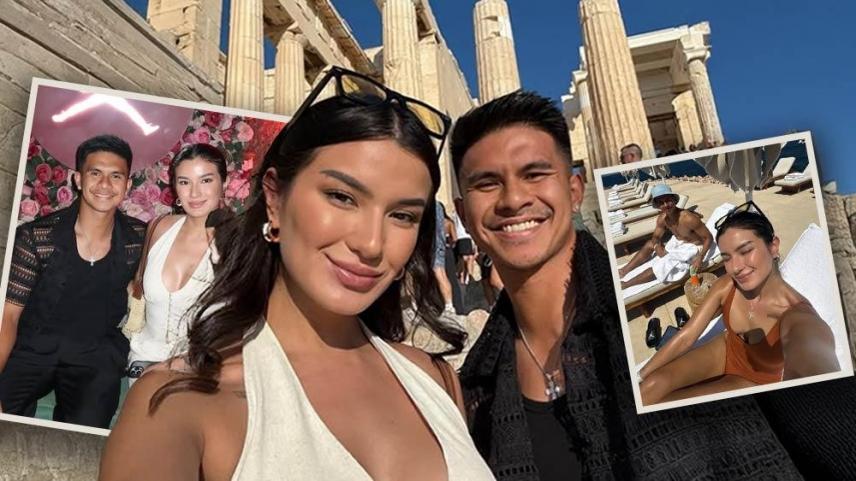 Diana Mackey and Kiefer Ravena