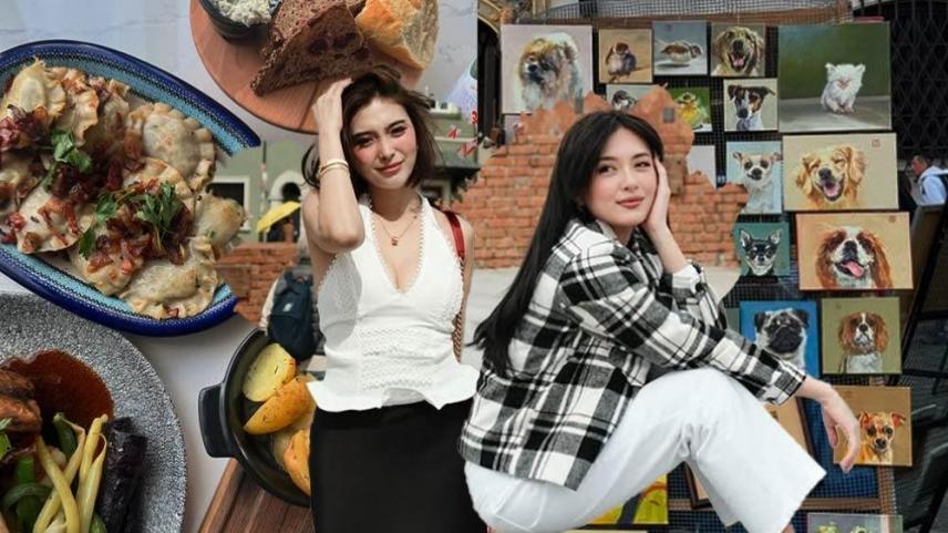 Analyn Barro and Arra San Agustin in Warsaw, Poland