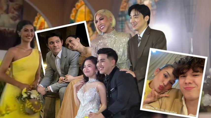 marian rivera dingdong dantes winwyn marquez josh ford xyriel manabat Kiray Celis and Stephan Estopia's wedding