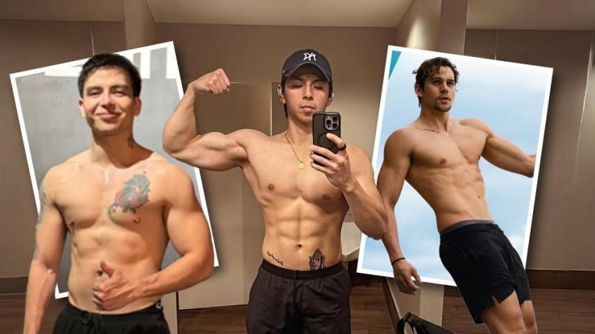 Celebrities with their jaw dropping chiseled core