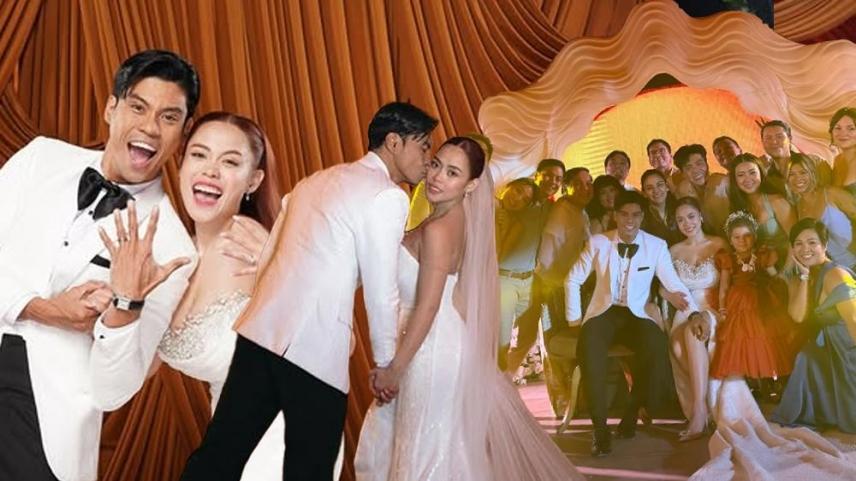 Kim Molina and Jerald Napoles  wedding