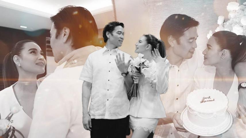Bea Alonzo and Vinco Co civil wedding