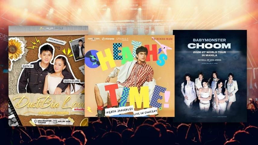 concerts and fan meetings in PH 2026