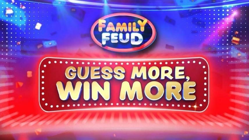 Guess More, Win More promo of Family Feud