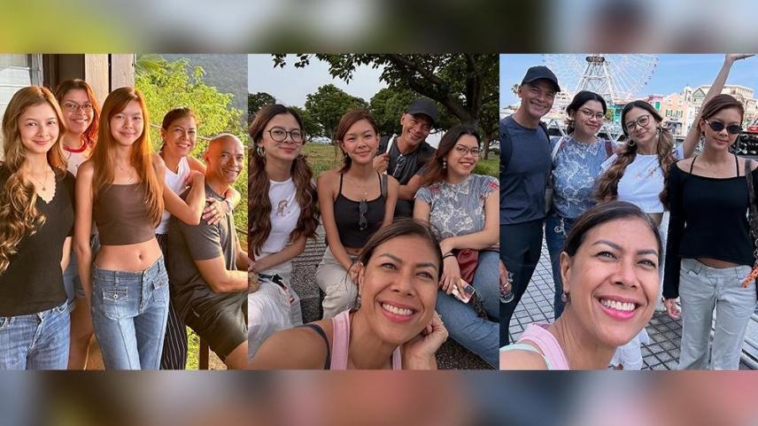 The beautiful family of Suzi Entrata and Paolo Abrera