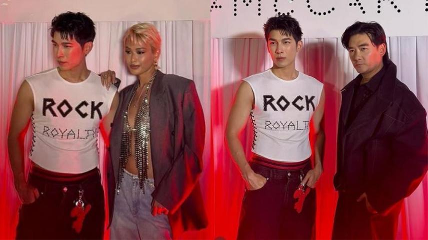Mew Suppasit with other Sparkle talents
