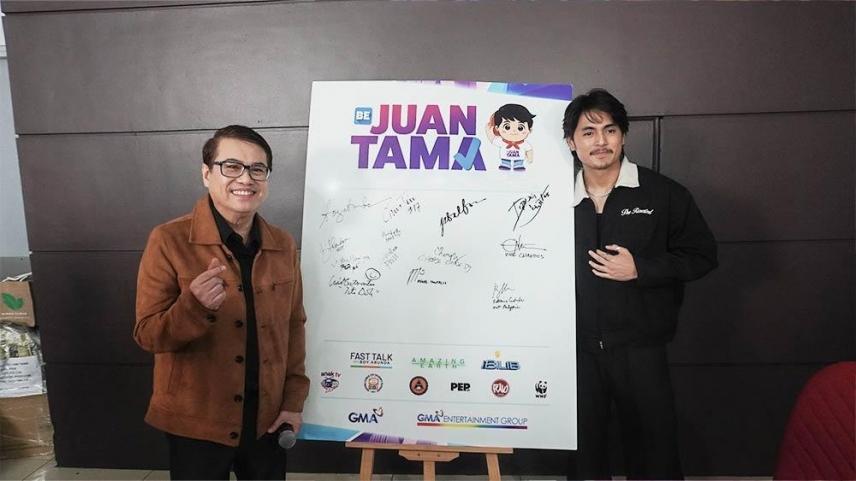 Miguel Tanfelix, Dr Luis P Gatmaitan for Be Juan Tama campaign