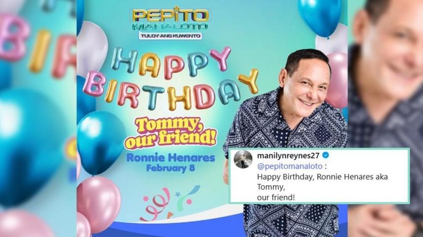 Ronnie Henares birthday in Pepito Manaloto 