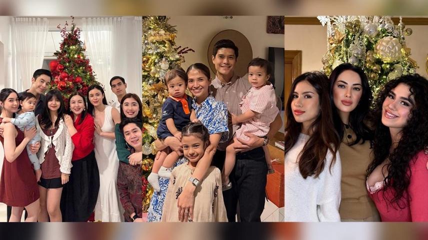 Celebrity holiday photos