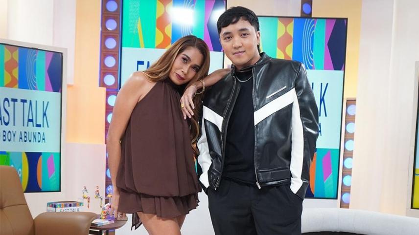 Pokwang, Coach Jay on Fast Talk with Boy Abunda