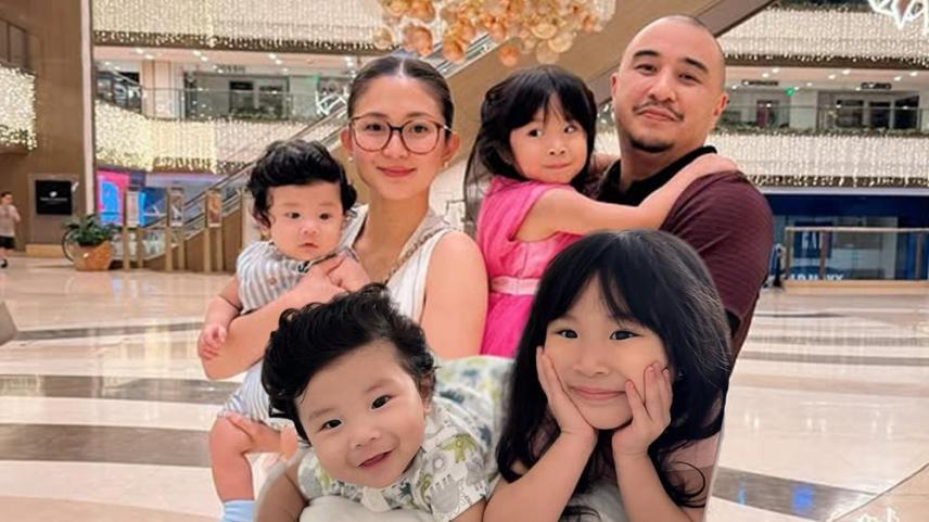 Sheena Halili and kids
