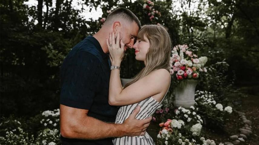 Taylor Swift and Travis Kelce