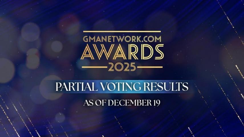 gmanetworkcom awards, partial voting results