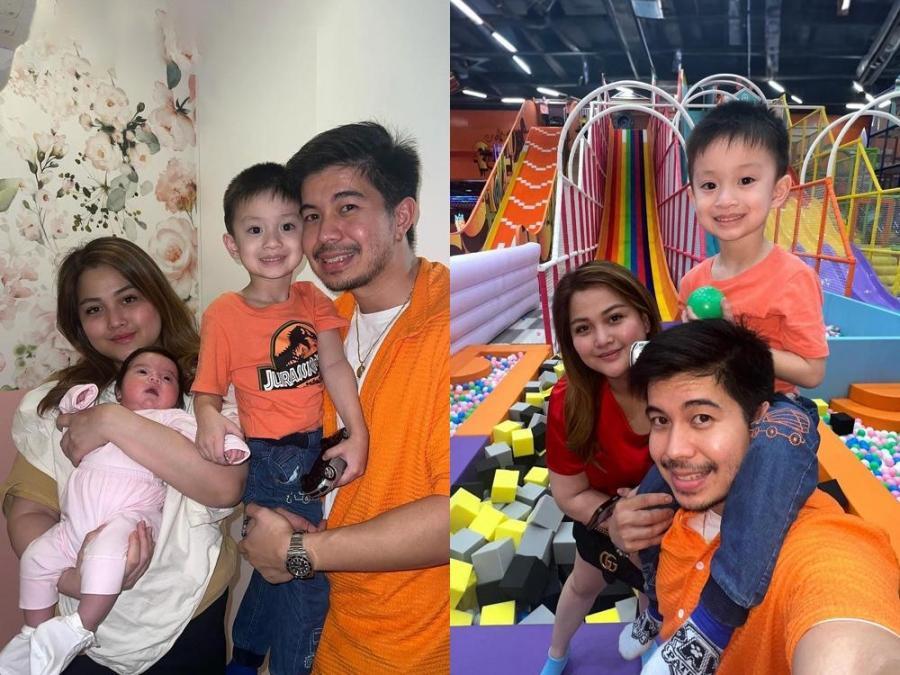 Rodjun Cruz, Dianne Medina, Joaquin, and Isabella