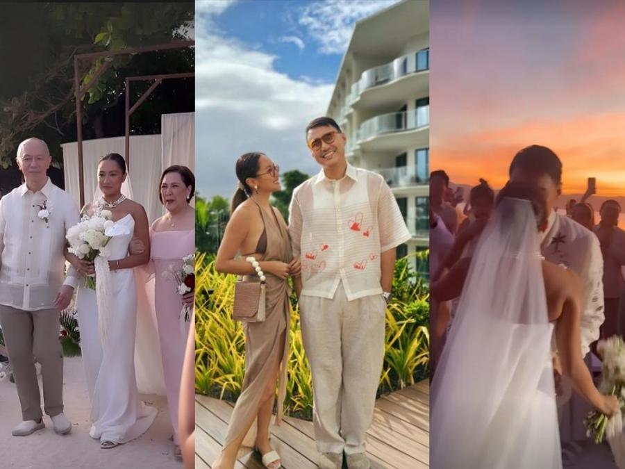 Laureen Uy and Miggy Cruz