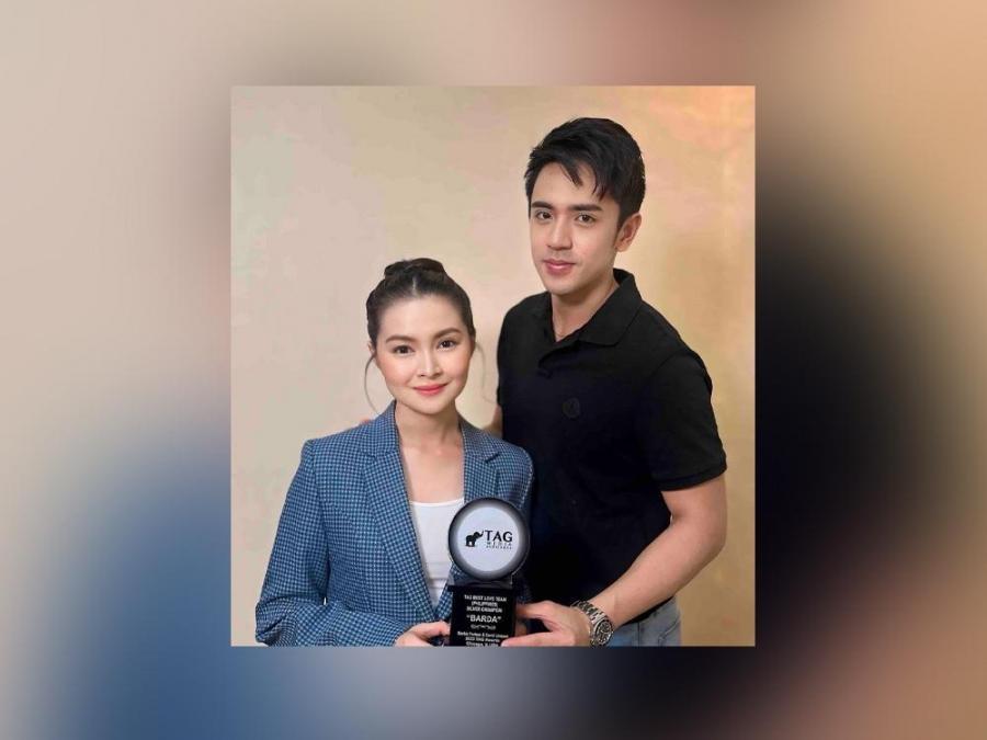 Barbie Forteza and David Licauco win 'Best Love Team' at TAG Awards ...