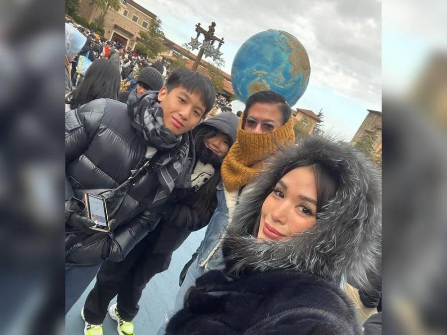 Heart Evangelista, Chiz Escudero, and kids