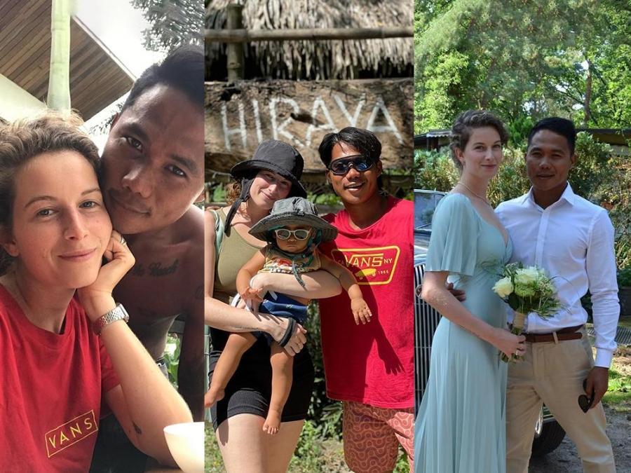 Roger Casugay and his Dutch wife Lisa Verweij