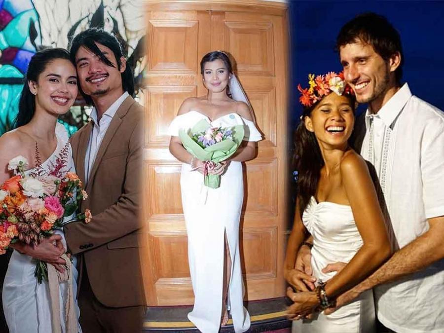 #PRACTICAL BRIDE: These celebrities shine in their wedding gowns under ...