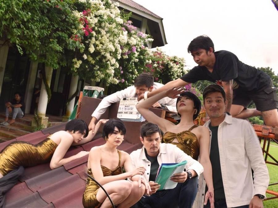 Rhian Ramos roof scene in Royal Blood