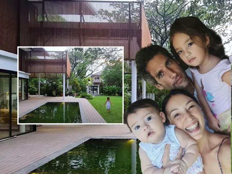 Solenn Heussaff Nico Bolzico Thylane and Maelys