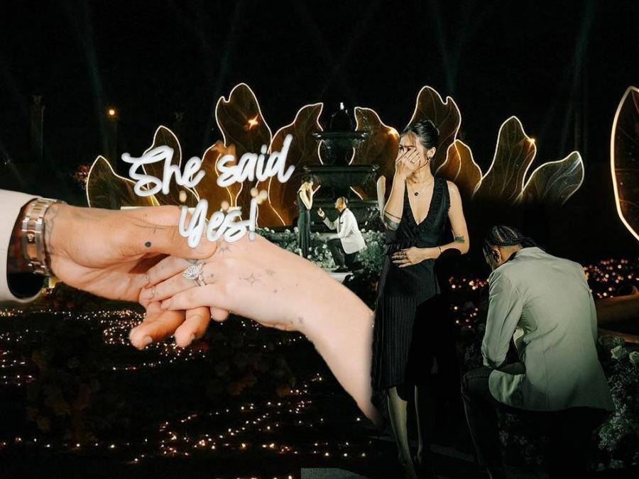 Zeinab Harake and Ray Parks engagement