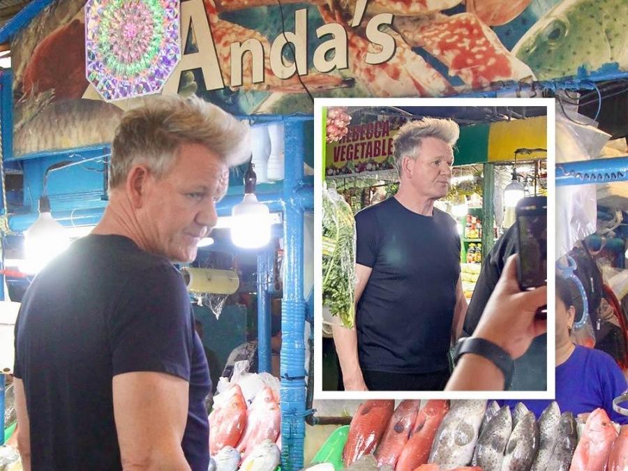 Gordon Ramsay visits a market in Cubao