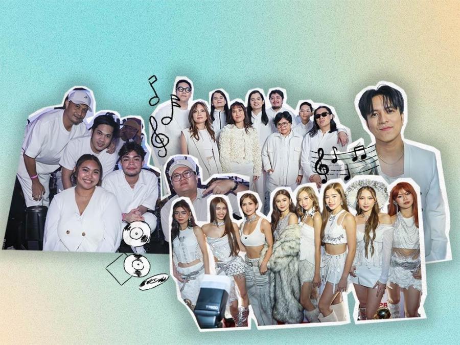 OPM artists at The Official Philippines Chart launch party