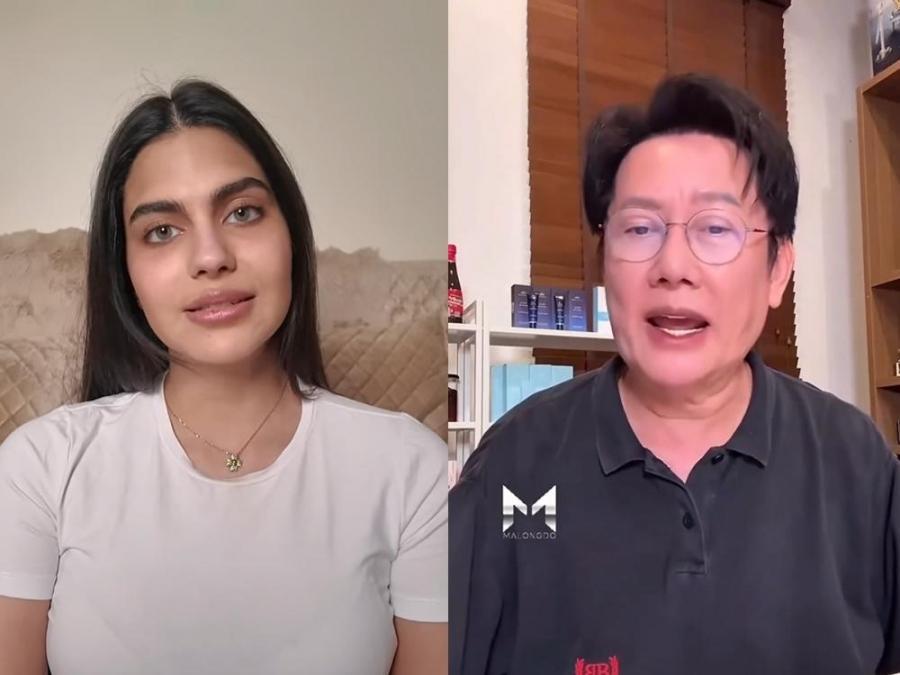 Rachel Gupta and Nawat Itsaragrisil of Miss Grand International