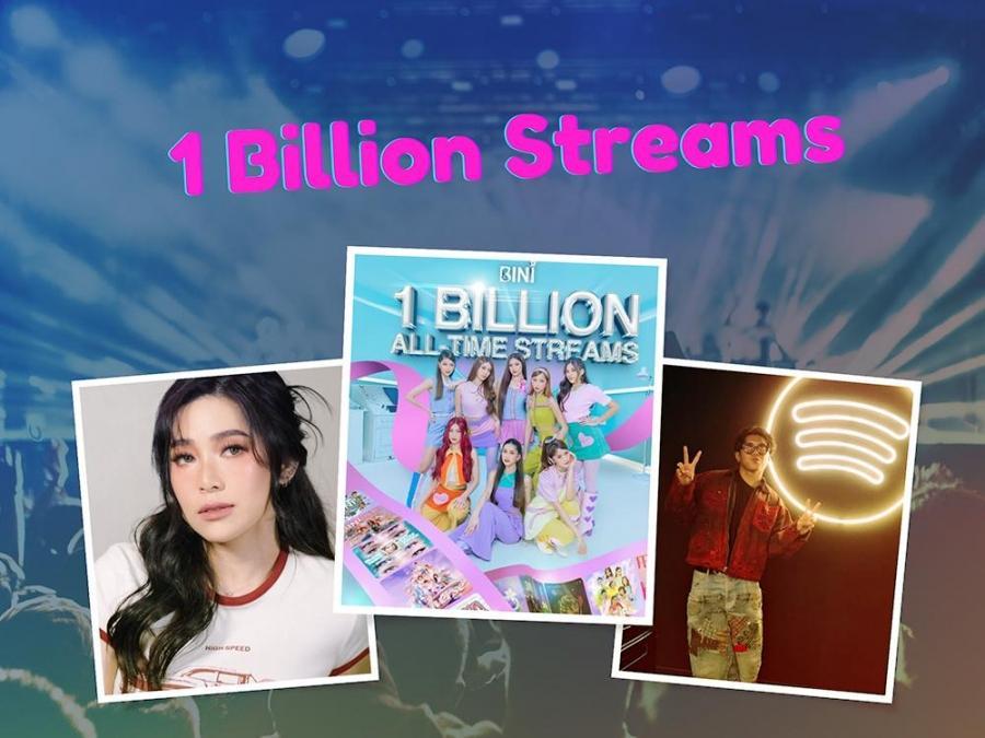 OPM artists with 1 billion streams