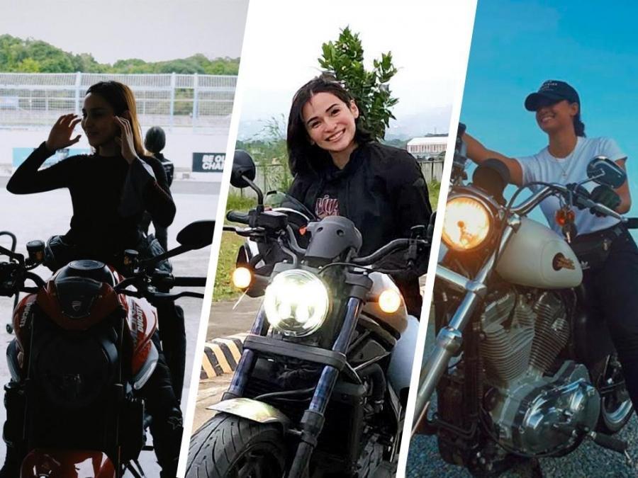 Celebrity women who ride motorcycles