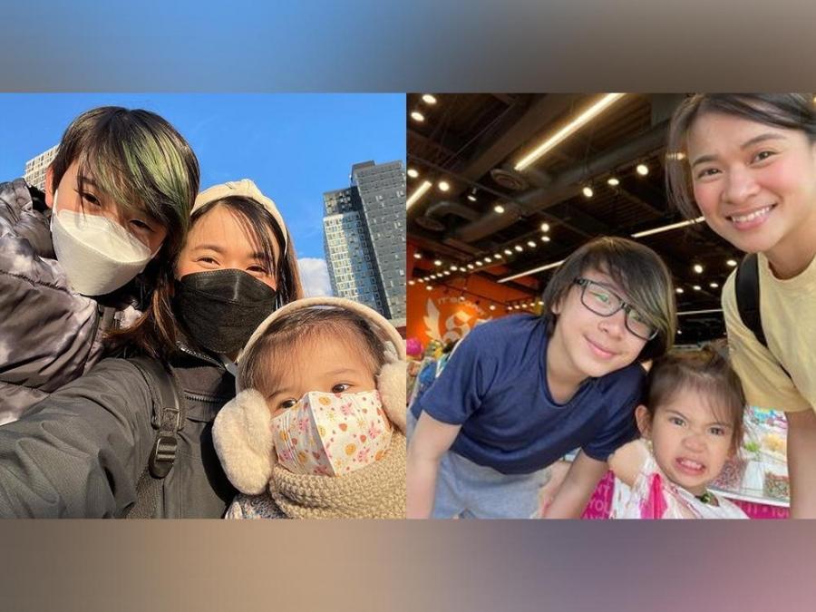 Bonding moments of LJ Reyes's children, Aki and Summer Ayana