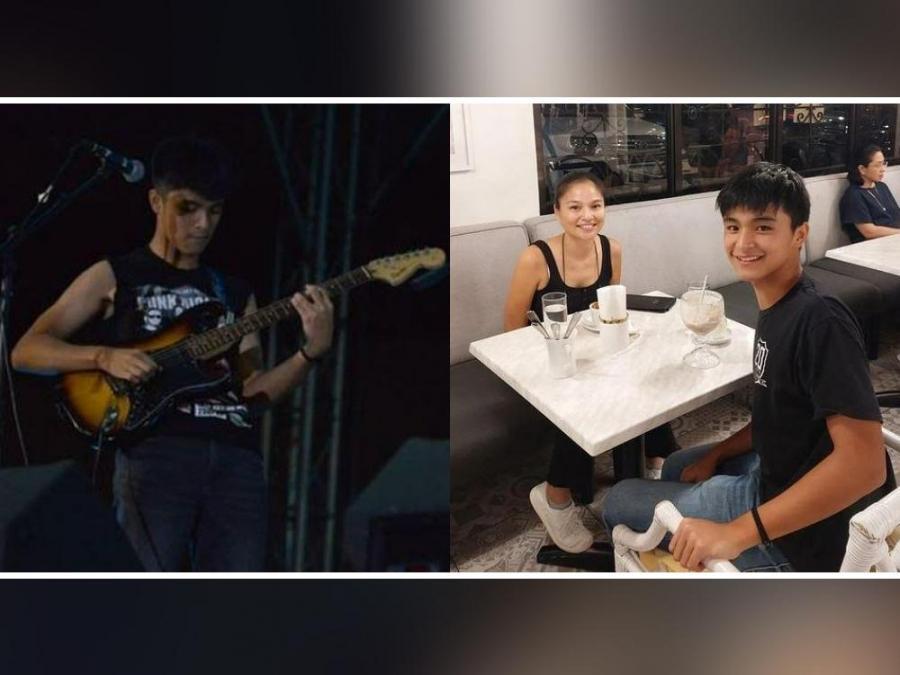 Julia Clarete son Sebastian