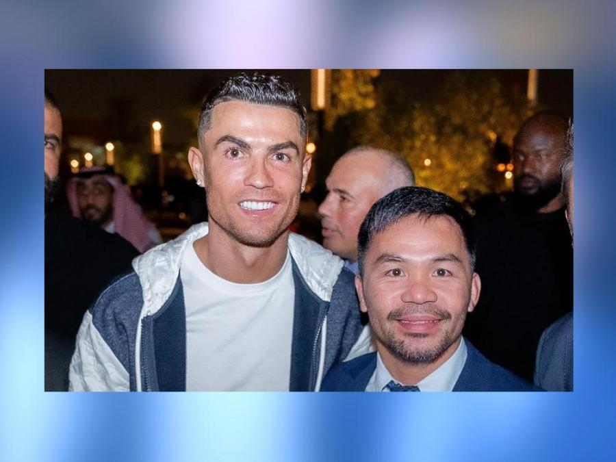 Manny Pacquiao and Cristiano Ronaldo