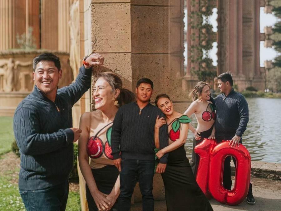 Aiai Delas Alas and Gerald Sibayan 10th anniversary